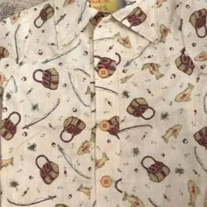 Handcrafted "fishing" Toddler shirt